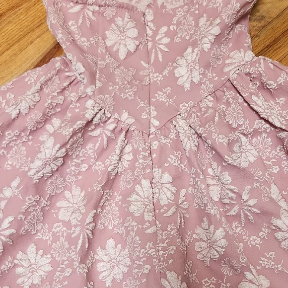 SHEIN Pink Floral Kids Dress - Picture 4 of 5